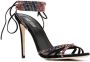 Paris Texas Gespotte Holly Nicole Suède Sandalen Black Dames - Thumbnail 3