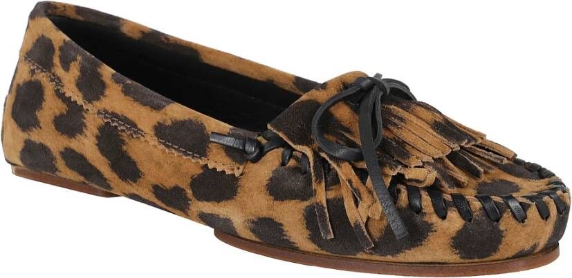 Paris Texas Klassieke Leren Loafer Schoen Brown Dames