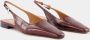 Paris Texas Krokodil-geprint Leren Slingback Burgundy Red Dames - Thumbnail 2