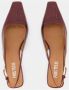 Paris Texas Krokodil-geprint Leren Slingback Burgundy Red Dames - Thumbnail 4