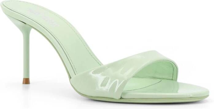 Paris Texas Lakleren Stiletto Sandalen Green Dames