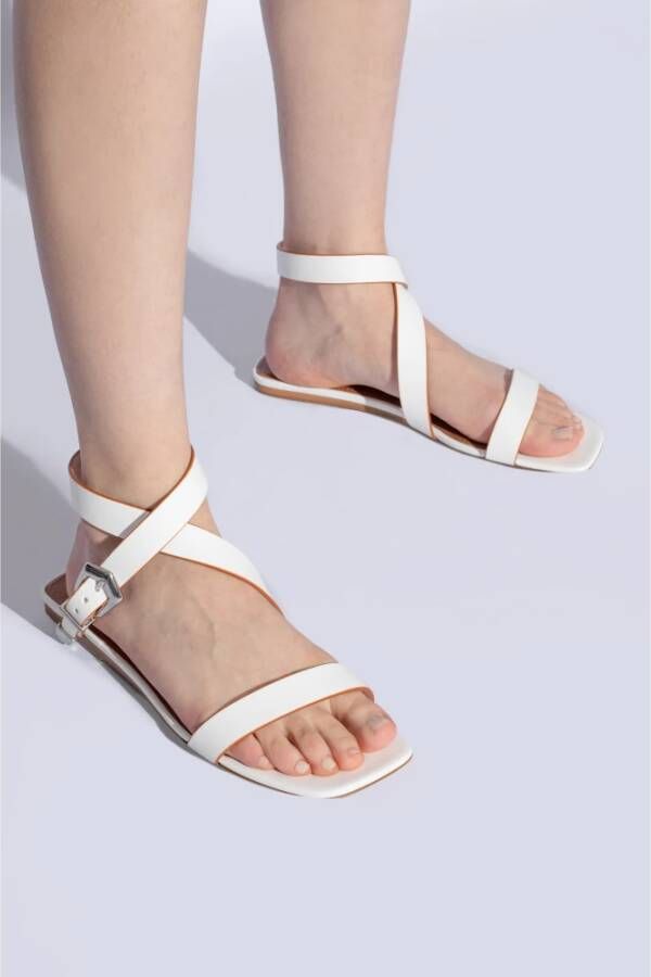 Paris Texas Lauren leren sandalen White Dames