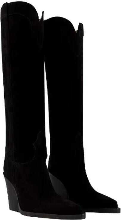 Paris Texas Leather boots Black Dames