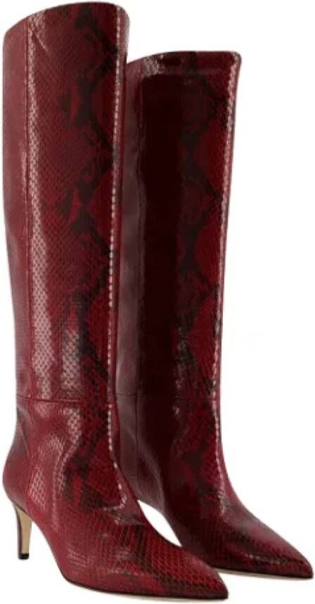 Paris Texas Leather boots Red Dames