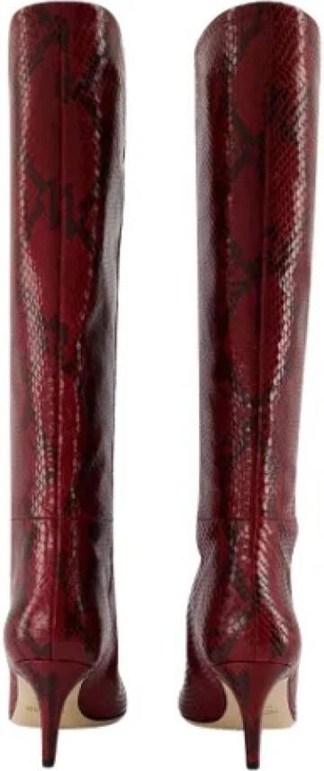 Paris Texas Leather boots Red Dames