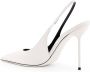 Paris Texas Leren slingback stilettohak White Dames - Thumbnail 3