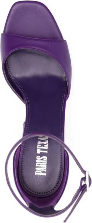 Paris Texas Mauve Leren Fiona Sandalen Paars Dames