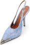 Paris Texas Metalen Detail Slingback Stiletto Hak Blue Dames - Thumbnail 4