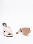 Paris Texas Luxe Sheepskin Hakken Muiltjes White Dames - Thumbnail 4