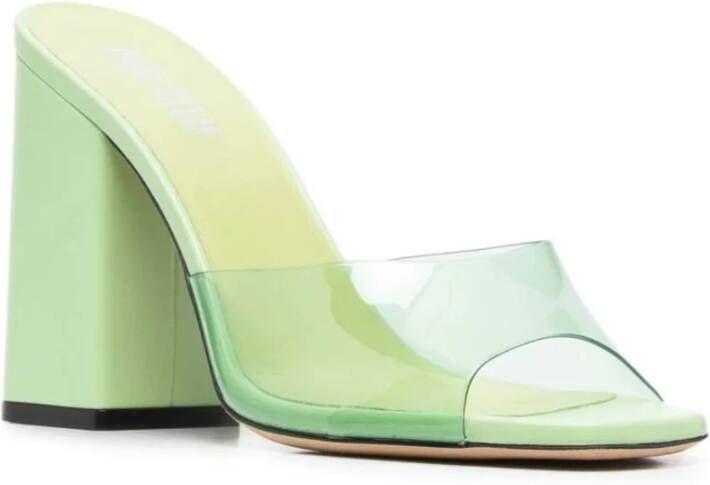 Paris Texas Mules Green Dames