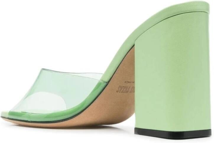 Paris Texas Mules Green Dames