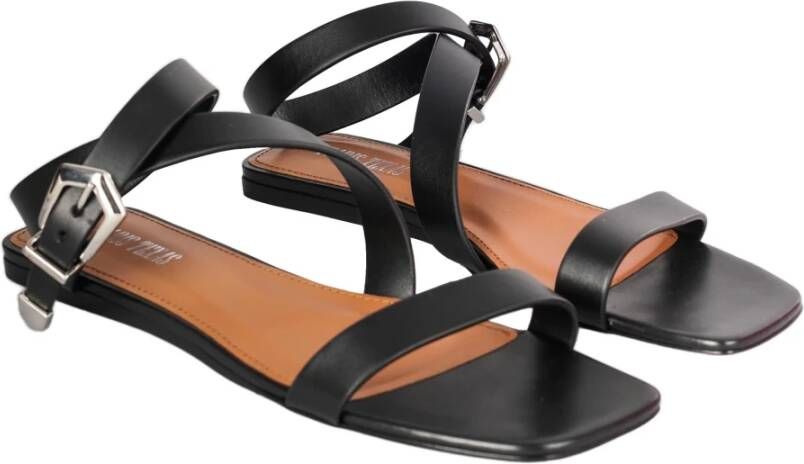 Paris Texas Platte Sandalen Lauren Stijl Black Dames