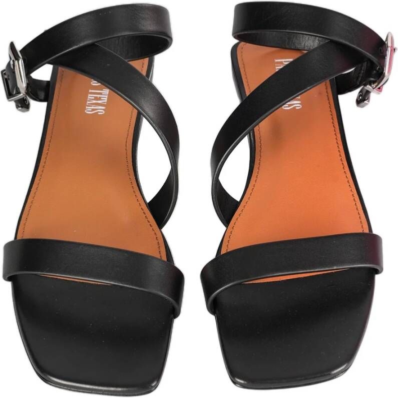 Paris Texas Platte Sandalen Lauren Stijl Black Dames