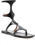 Paris Texas Platte Sandalen Xcabs UMA Stijl Black Dames - Thumbnail 4