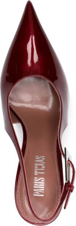 Paris Texas Puntige slingback-pumps in Pinot Noir Red Dames