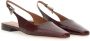 Paris Texas Krokodil-geprint Leren Slingback Burgundy Red Dames - Thumbnail 6