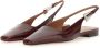 Paris Texas Krokodil-geprint Leren Slingback Burgundy Red Dames - Thumbnail 8