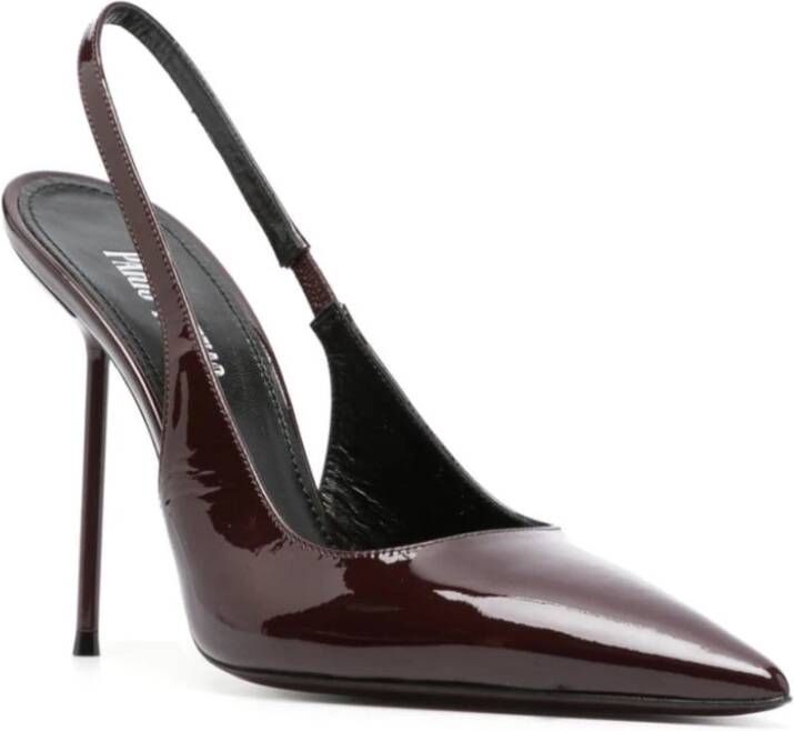 Paris Texas Rode Slingback Hakken Bordeaux Vernice Red Dames