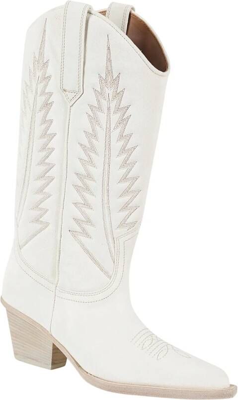 Paris Texas Rosario Western Style Boot White Dames