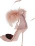 Paris Texas Roze & Paarse Veren Enkelband Pumps Pink Dames - Thumbnail 3