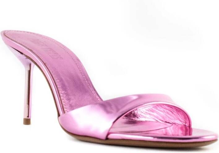 Paris Texas Roze Mirrored Leren Lidia Mule Pink Dames