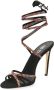 Paris Texas Gespotte Holly Nicole Suède Sandalen Black Dames - Thumbnail 6