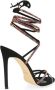 Paris Texas Gespotte Holly Nicole Suède Sandalen Black Dames - Thumbnail 7