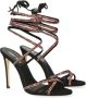 Paris Texas Gespotte Holly Nicole Suède Sandalen Black Dames - Thumbnail 8