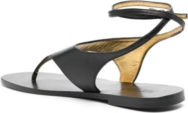 Paris Texas Stijlvolle Platte Sandalen voor Vrouwen Black Dames