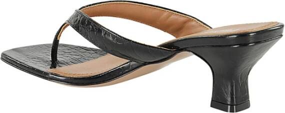 Paris Texas Stijlvolle Portofino Mule Sandalen Black Dames