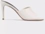 Paris Texas Witte leren hoge hak sandalen White Dames - Thumbnail 2