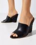 Paris Texas Zwarte Geweven Sleehak Sandalen Black Dames - Thumbnail 2