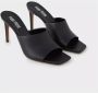 Paris Texas Zwarte leren hoge hak sandalen Black Dames - Thumbnail 2