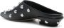 Paris Texas Studded Zwarte Leren Blokhak Schoenen Black Dames - Thumbnail 6