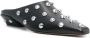 Paris Texas Studded Zwarte Leren Blokhak Schoenen Black Dames - Thumbnail 7