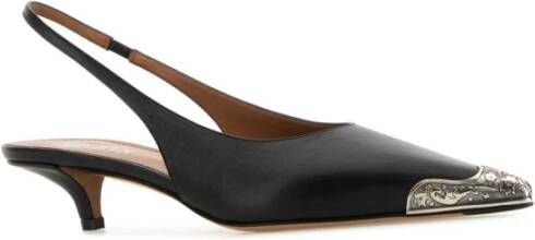 Paris Texas Zwarte leren Western pumps Black Dames