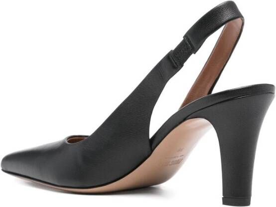 Paris Texas Zwarte Slingback Blokhak Schoenen Black Dames