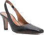 Paris Texas Zwarte Slingback Blokhak Schoenen Black Dames - Thumbnail 4