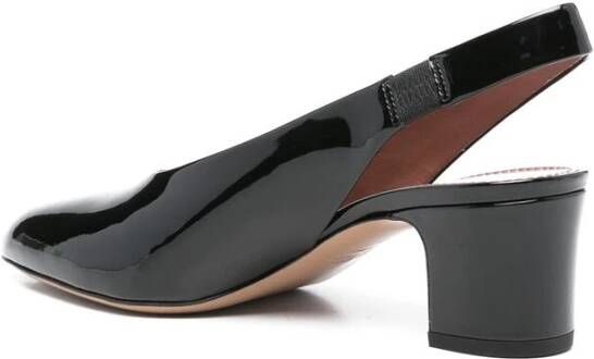 Paris Texas Zwarte Slingback Blokhak Schoenen Black Dames