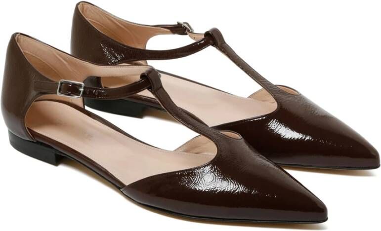 P.a.r.o.s.h. Bruine Platte Schoenen Elegant Stijl Brown Dames