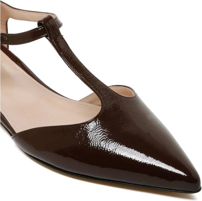 P.a.r.o.s.h. Bruine Platte Schoenen Elegant Stijl Brown Dames