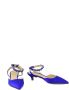 P.a.r.o.s.h. Zijde Viscose Leren Zool Schoenen Blue Dames - Thumbnail 2