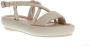 Patrizia Bonfanti Beige Lage Sleehak Leren Sandaal Beige Dames - Thumbnail 2