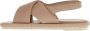 Patrizia Bonfanti Beige Leren Sandalen Zachte Kruisband Beige Dames - Thumbnail 3