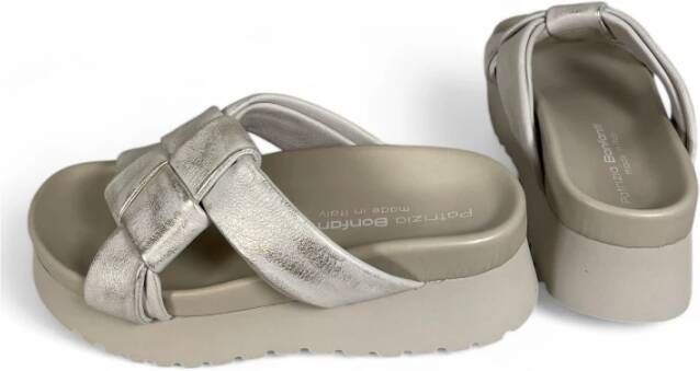 Patrizia Bonfanti Star Geborsteld Dames Slipper Sandalen Zilver Gray Dames