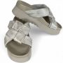 Patrizia Bonfanti Star Geborsteld Dames Slipper Sandalen Zilver Gray Dames - Thumbnail 3