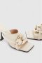 PATRIZIA PEPE Sandalen sabot vierkante sandalen White Dames - Thumbnail 9