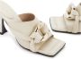 PATRIZIA PEPE Sandalen sabot vierkante sandalen White Dames - Thumbnail 13