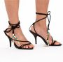 PATRIZIA PEPE Hoge hak sandalen voor vrouwen Black Dames - Thumbnail 3