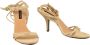 PATRIZIA PEPE Leren sandaal met leren zool Beige Dames - Thumbnail 2